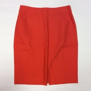 {2} J. Crew Factory Orange Pencil Skirt